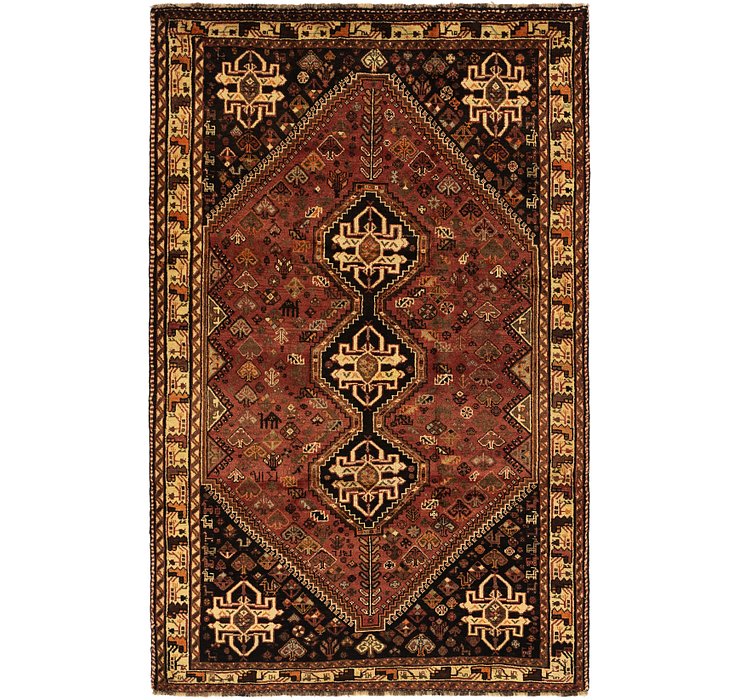 5' 7 x 9' Ghashghaei Persian Rug