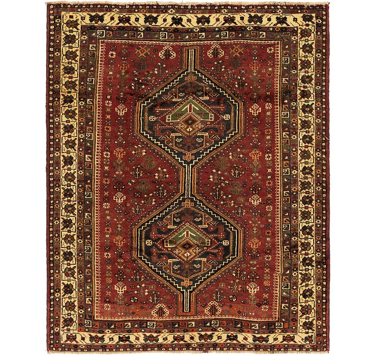 5' 5 x 7' Ghashghaei Persian Rug
