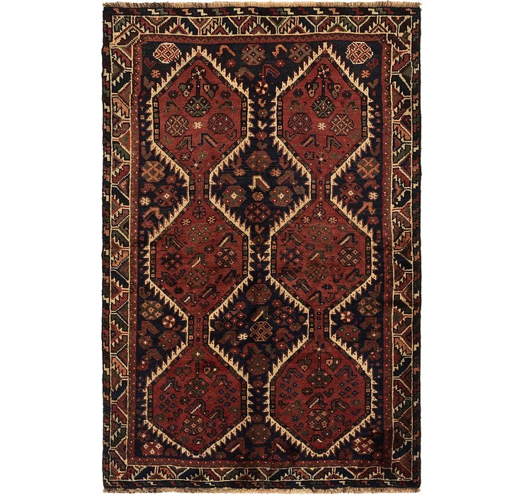 3' 10 x 5' 10 Ghashghaei Persian Rug