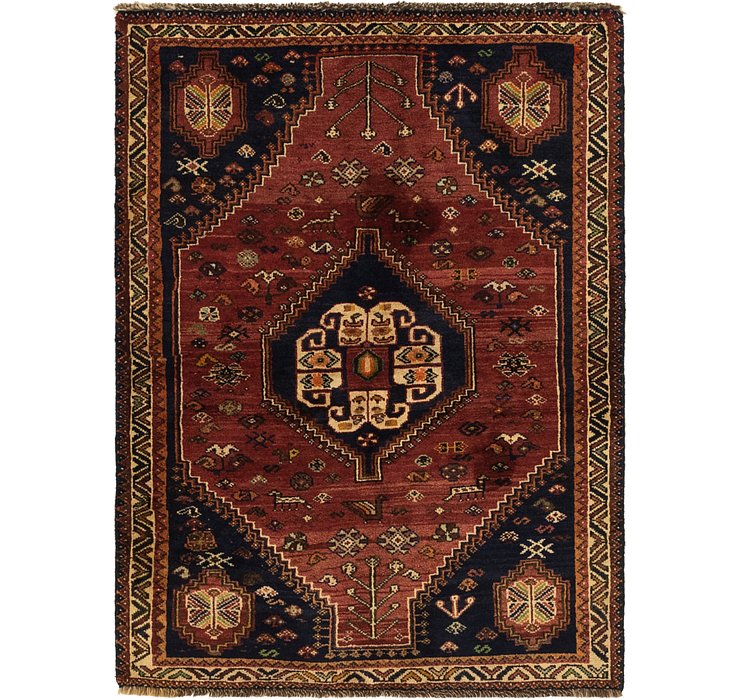 3' 7 x 4' 10 Ghashghaei Persian Rug