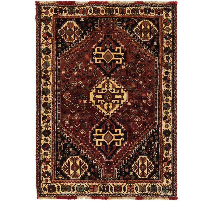 3' 10 x 5' 7 Ghashghaei Persian Rug