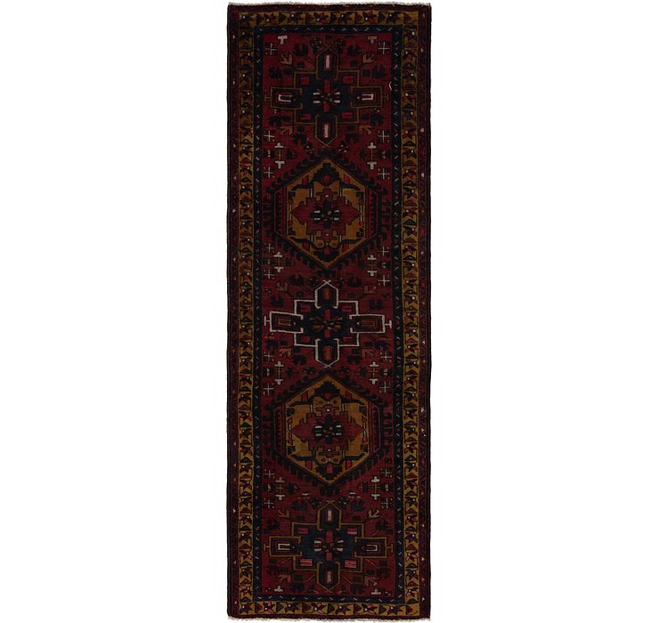 3' 3 x 10' 5 Gharajeh Persian Runner...