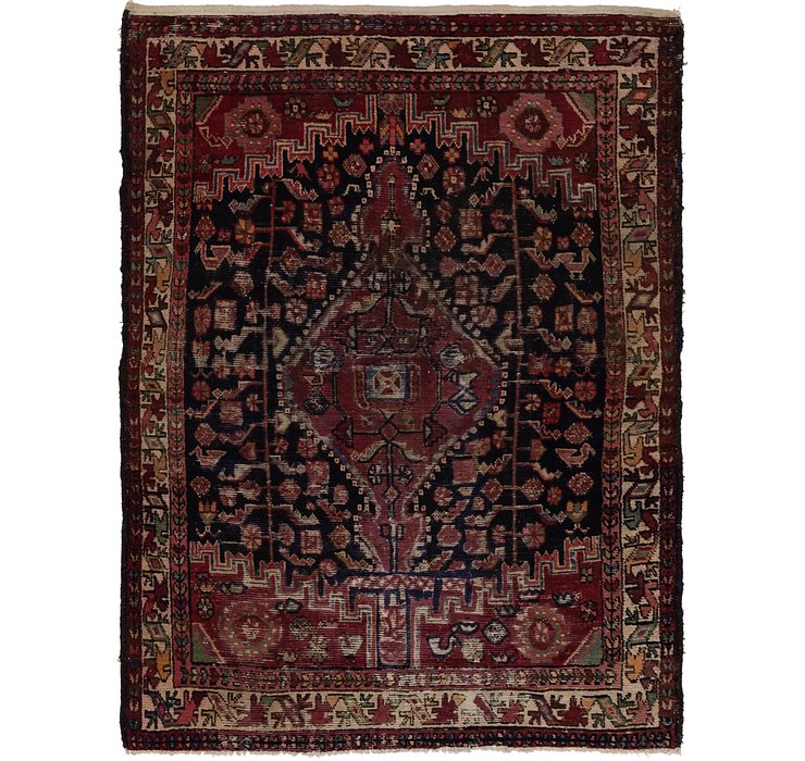 4' 6 x 6' 2 Tuiserkan Persian Rug