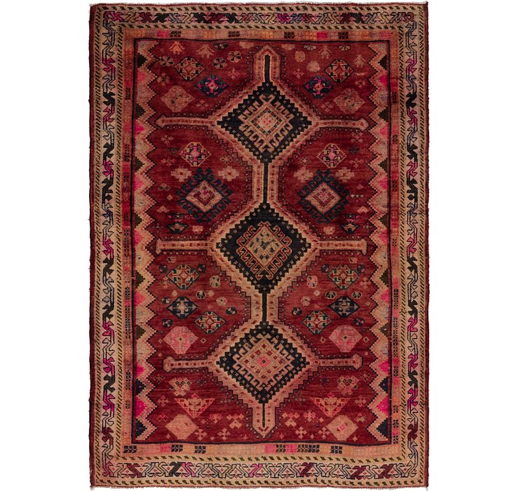 4' 8 x 6' 7 Hamedan Persian Rug