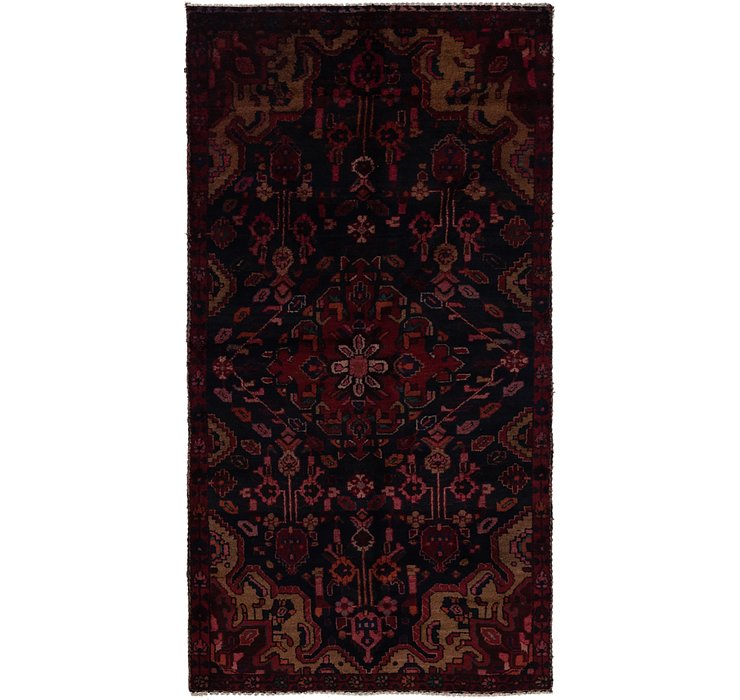 3' 4 x 6' 8 Hamedan Persian Runner ...