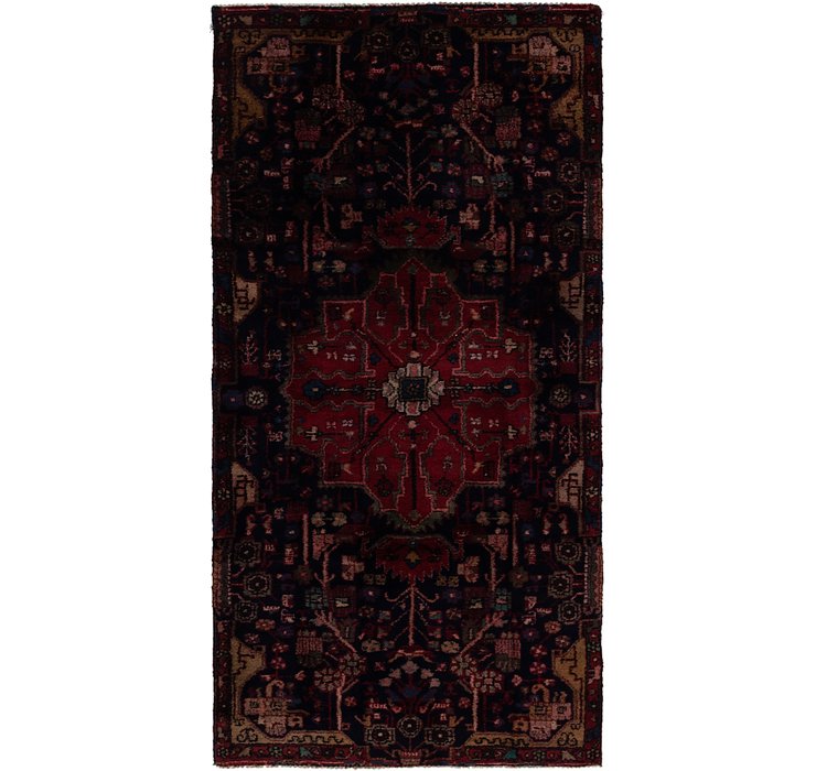 HandKnotted 4' x 8' Hamedan Persian Runner ...