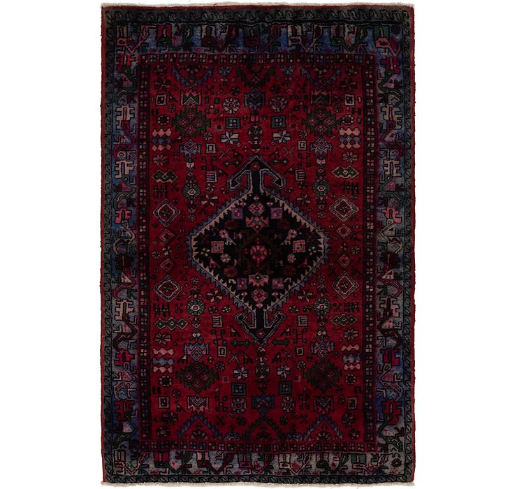 4' 2 x 6' 5 Gholtogh Persian Rug