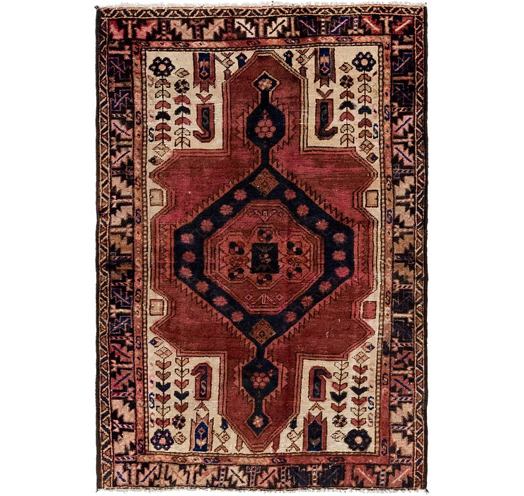 4' 3 x 6' 3 Hamedan Persian Rug