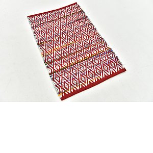 Unique Loom 2' x 3' 4 Chindi Cotton Rug
