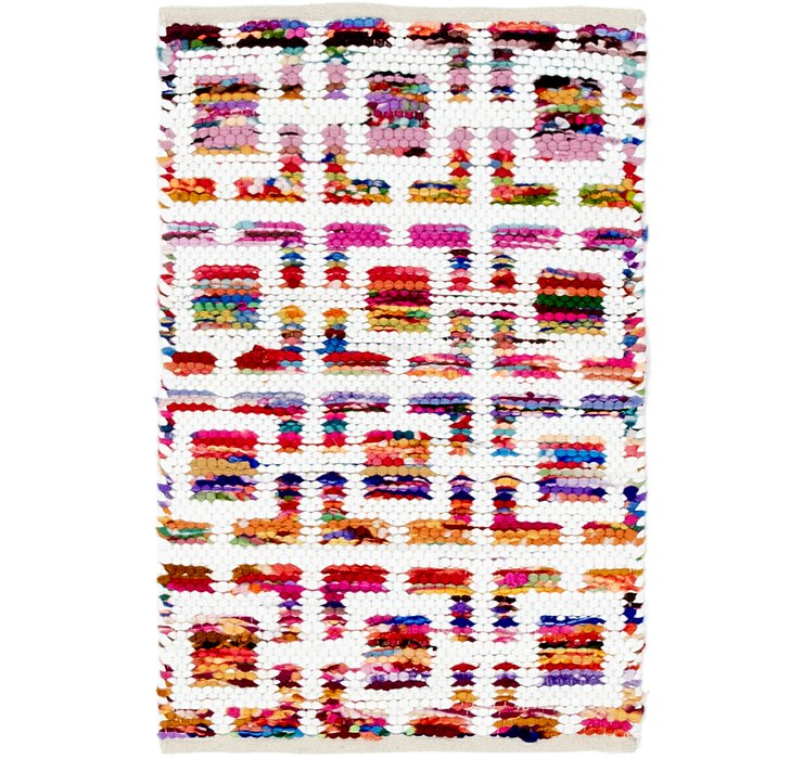 2' x 3' Chindi Cotton Rug