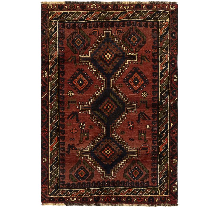 3' 8 x 5' 5 Ghashghaei Persian Rug