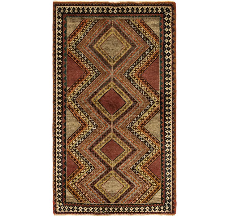 3' 3 x 5' 10 Ghashghaei Persian Rug