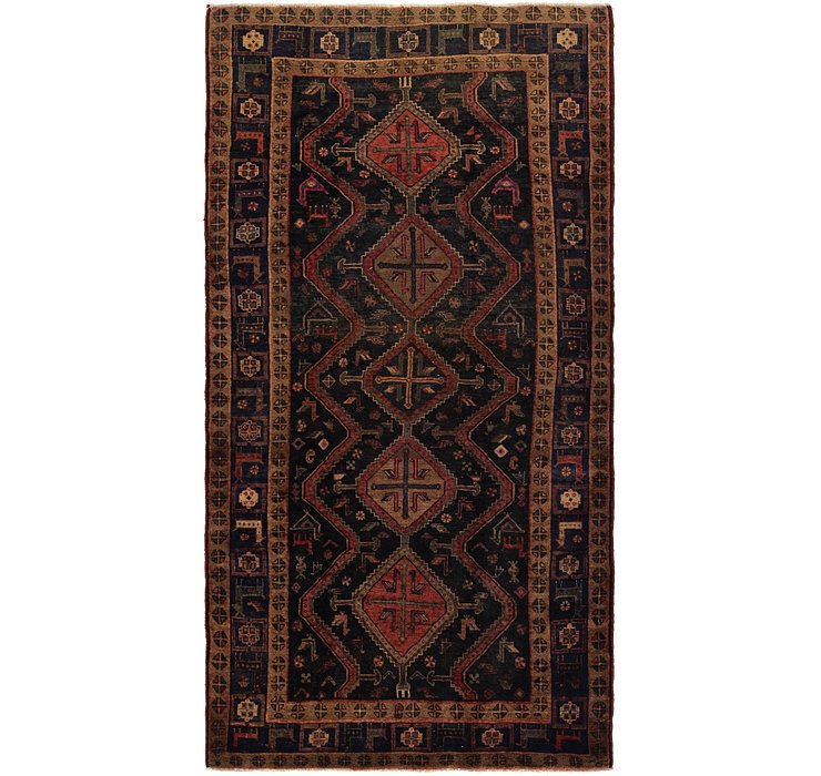 5' x 10' 2 Chenar Persian Runner Rug
