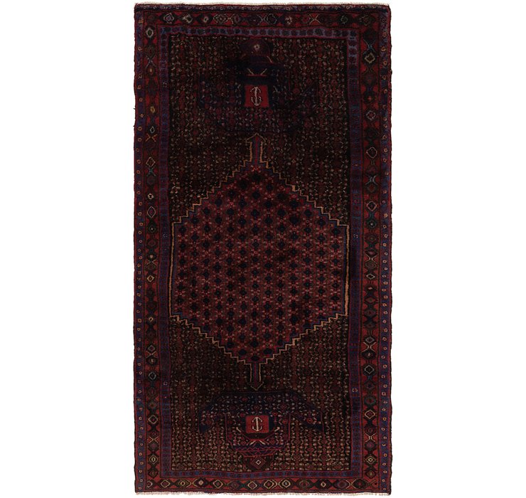 4' 3 x 8' 7 Zanjan Persian Runner Rug