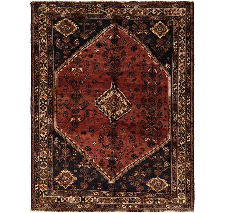 7' 4 x 9' 6 Ghashghaei Persian Rug