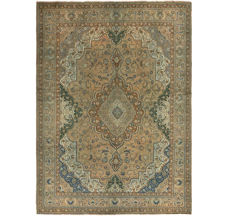 10' 2 x 14' 2 Tabriz Persian Rug