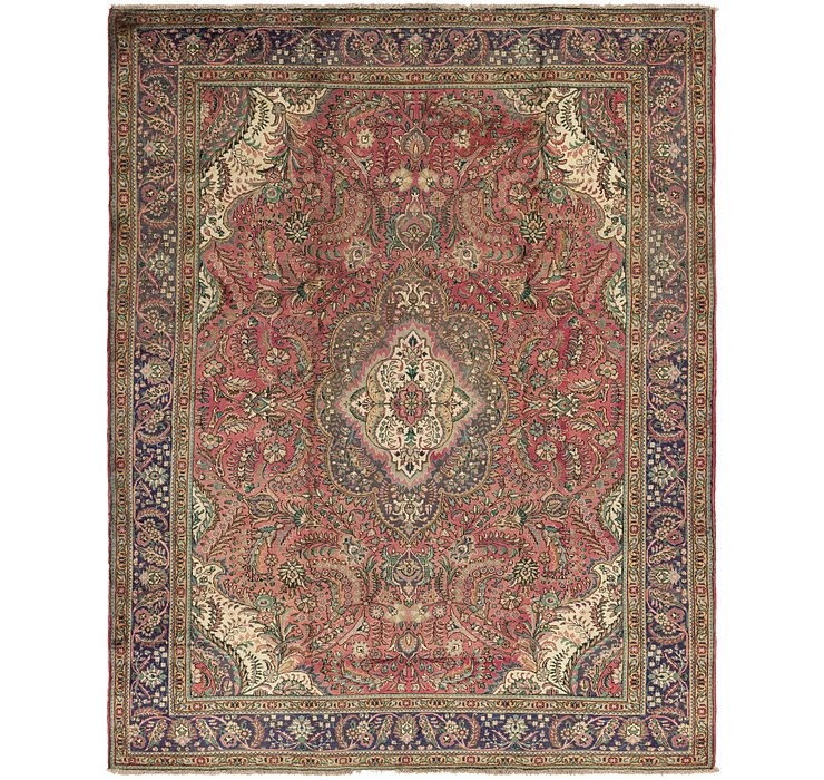 9' 8 x 12' 6 Tabriz Persian Rug