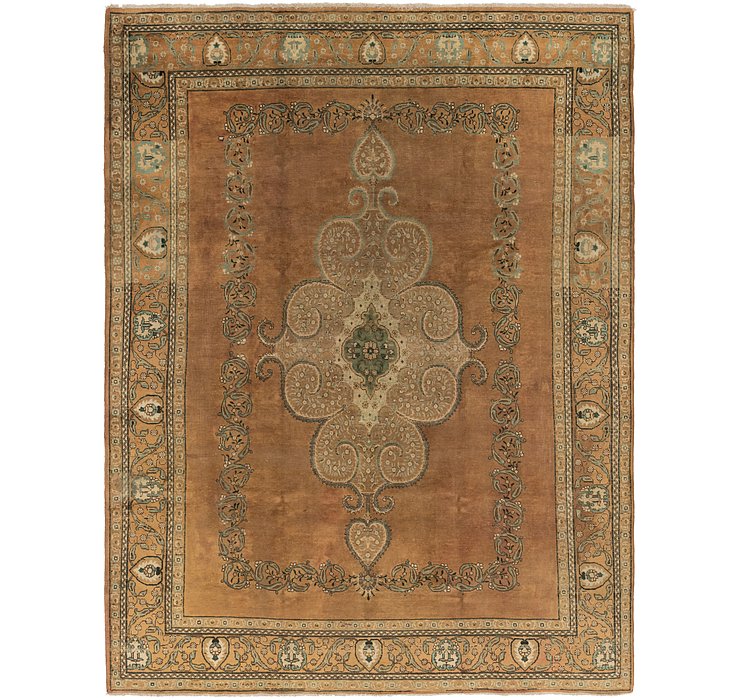 300cm x 395cm Tabriz Persian Rug