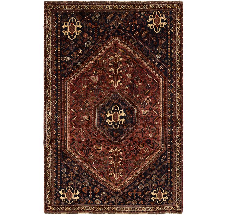 5' 7 x 8' 7 Ghashghaei Persian Rug