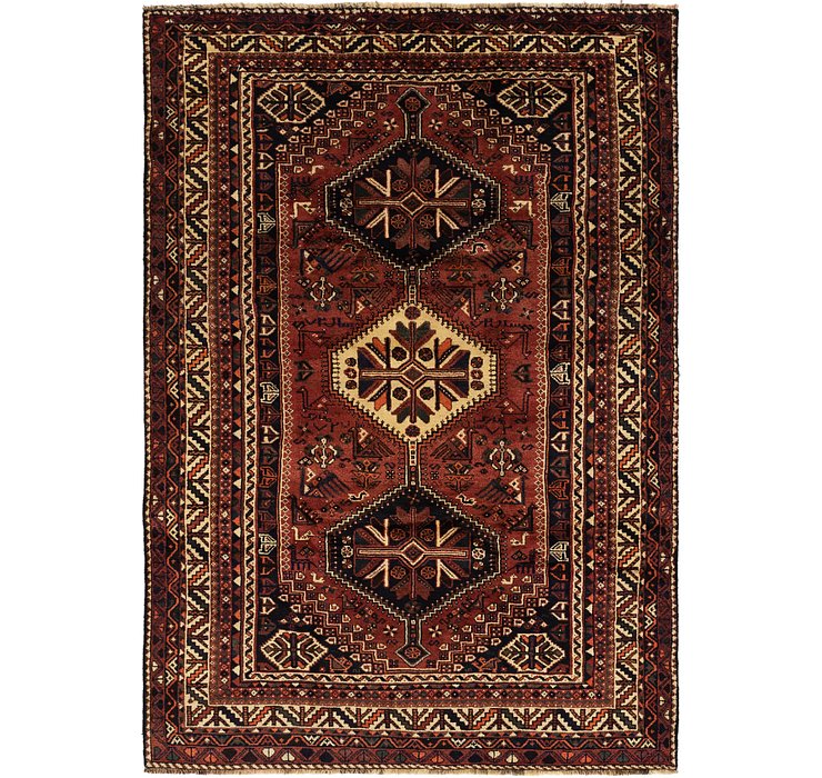 6' 3 x 9' 5 Ghashghaei Persian Rug