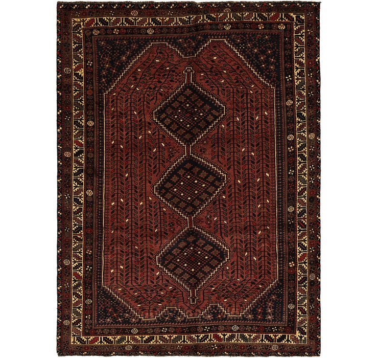 6' 9 x 9' 4 Ghashghaei Persian Rug