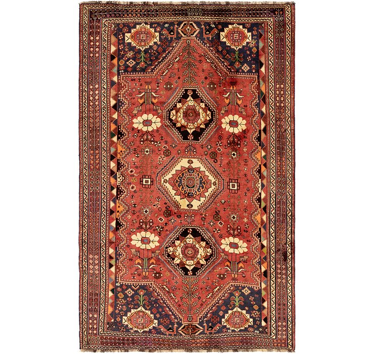 5' 10 x 9' 5 Ghashghaei Persian Rug