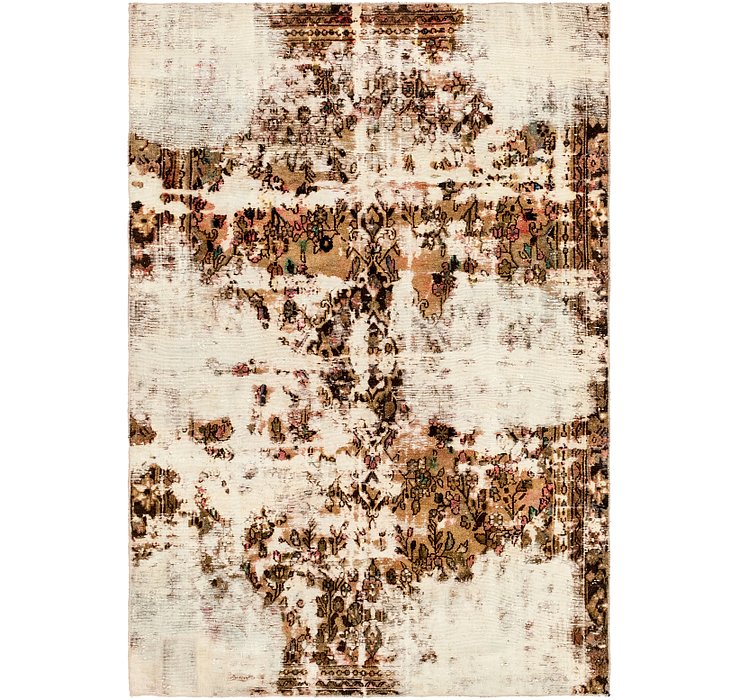 5' 9 x 8' 8 Ultra Vintage Persian Rug
