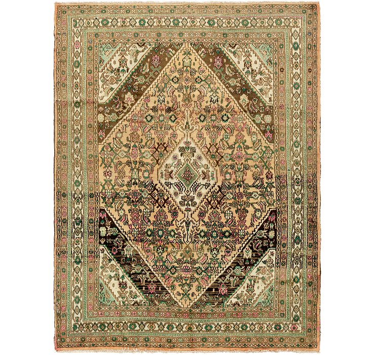 7' 4 x 10' Hamedan Persian Rug