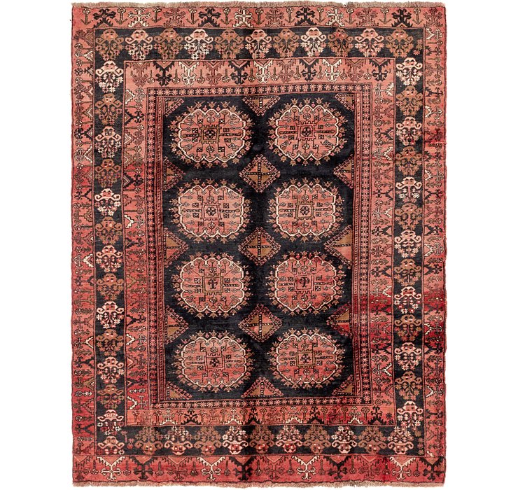 6' 7 x 8' 9 Afghan Akhche Rug