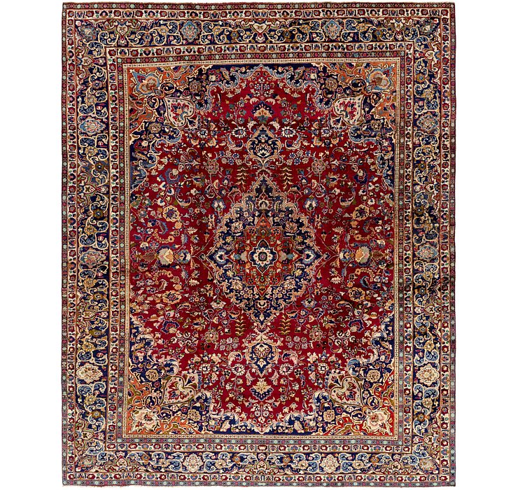 9' 8 x 11' 9 Mashad Persian Rug