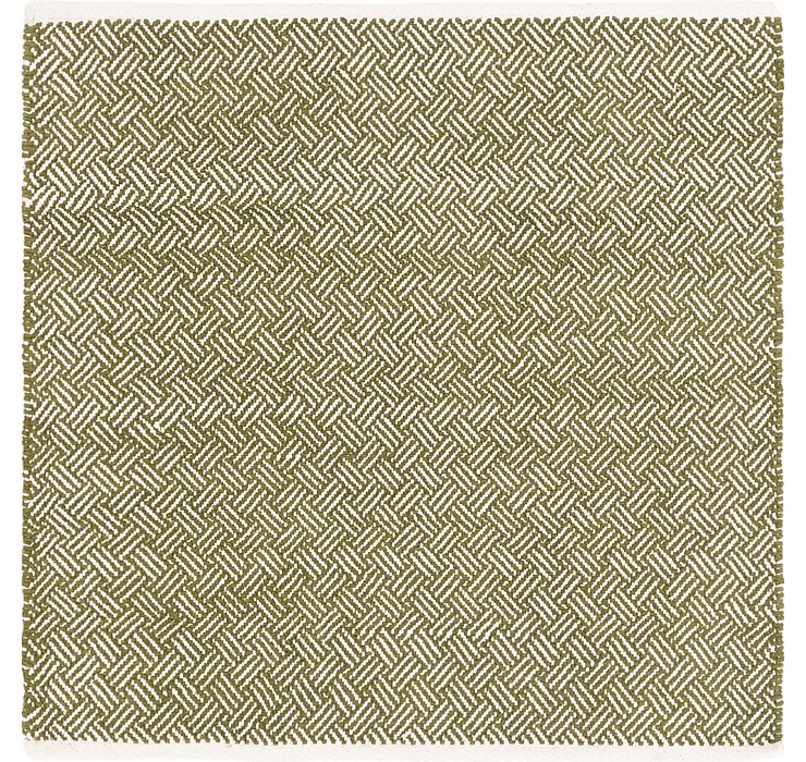 4' x 4' 2 Chindi Cotton Square Rug