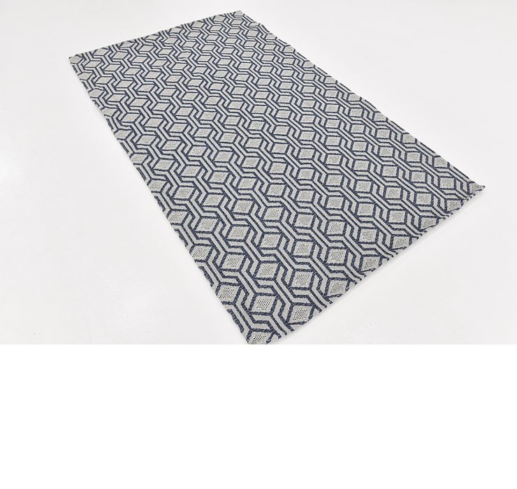 4' 4 x 7' Chindi Cotton Rug