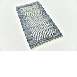 Unique Loom 2' 5 x 4' 4 Chindi Cotton Rug