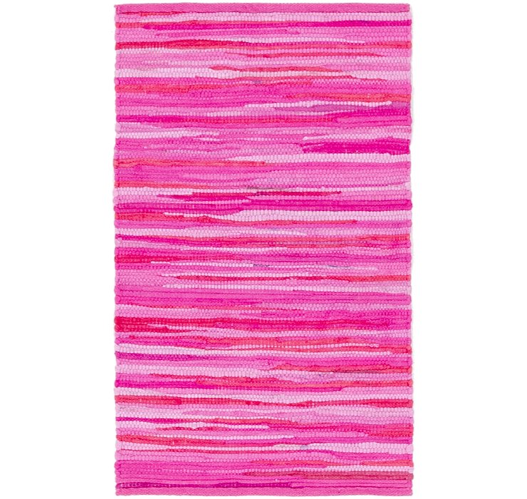 1' 8 x 2' 10 Chindi Cotton Rug
