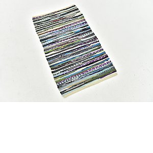 Unique Loom 1' 9 x 3' Chindi Cotton Rug