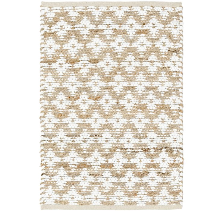 2' x 3' Braided Jute Rug