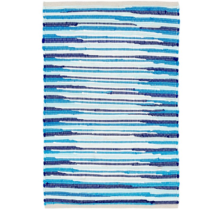 2' x 3' 2 Chindi Cotton Rug