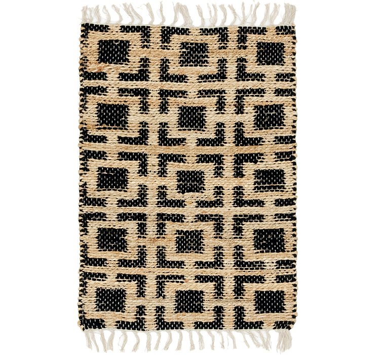 2' x 3' Braided Jute Rug