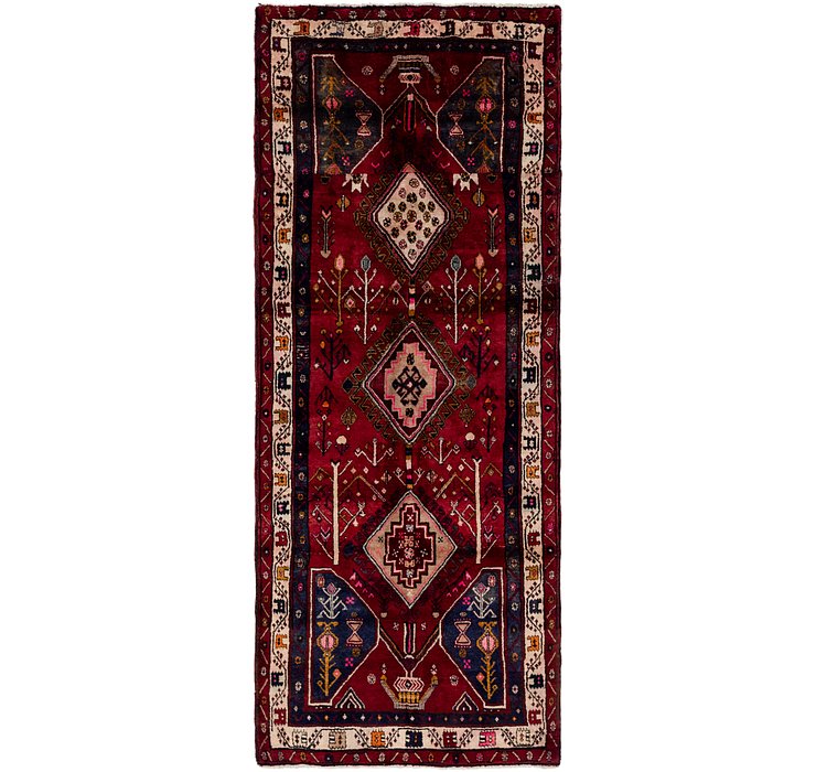 3' 9 x 9' 9 Gholtogh Persian Runner...