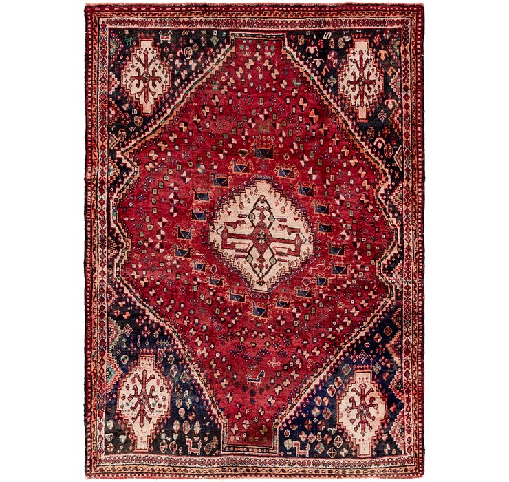 5' 4 x 7' 9 Ghashghaei Persian Rug