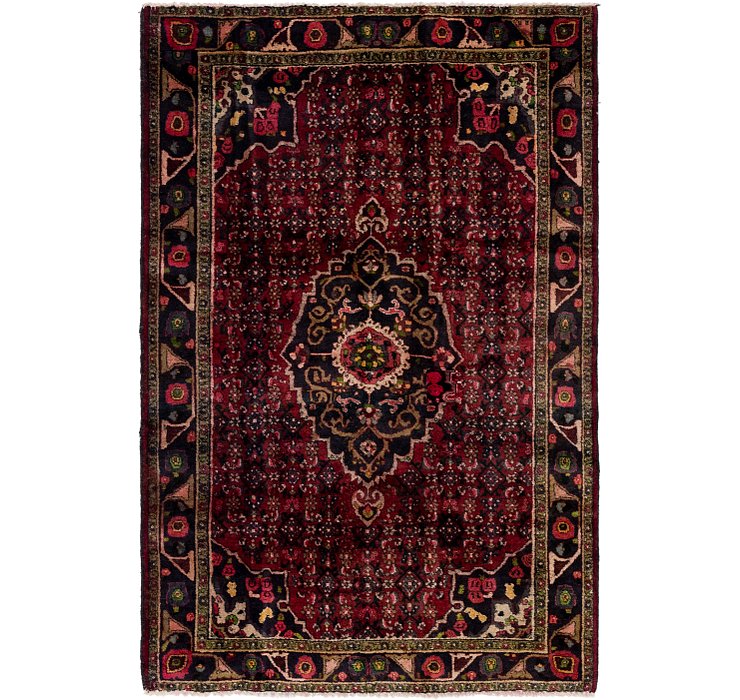 4' 6 x 7' Hamedan Persian Rug