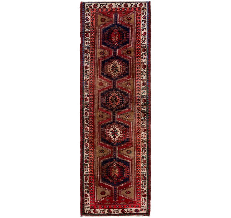 HandKnotted 3' 4 x 10' 8 Meshkin Persian Runner ...