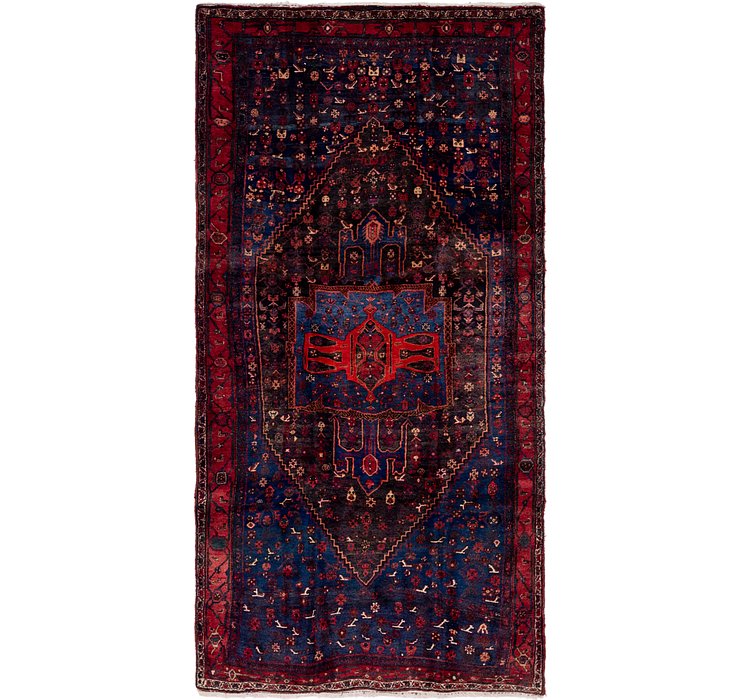 4' 9 x 9' 6 Sanandaj Persian Runner...