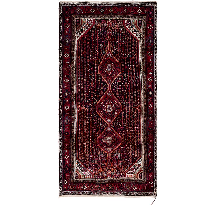 4' 9 x 9' 9 Sirjan Persian Runner Rug