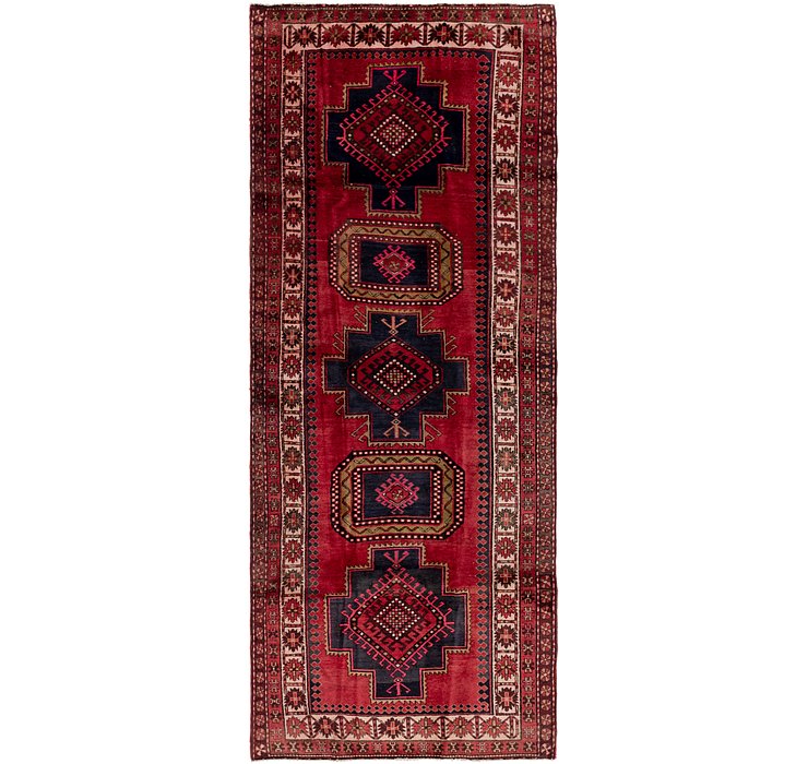 4' 7 x 11' 6 Meshkin Persian Runner ...