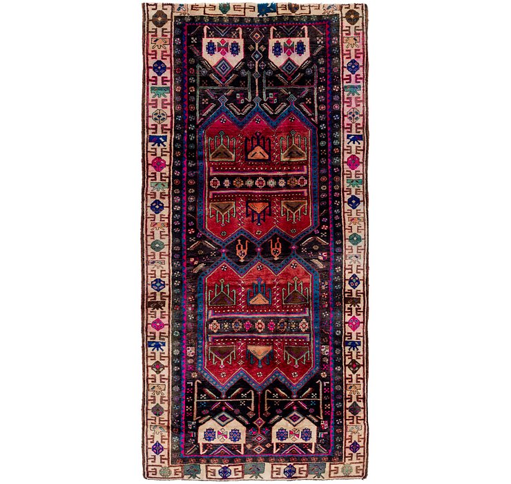 4' 9 x 10' 5 Sirjan Persian Runner Rug