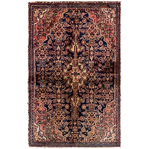 3' 5 x 5' 5 Hossainabad Persian Rug