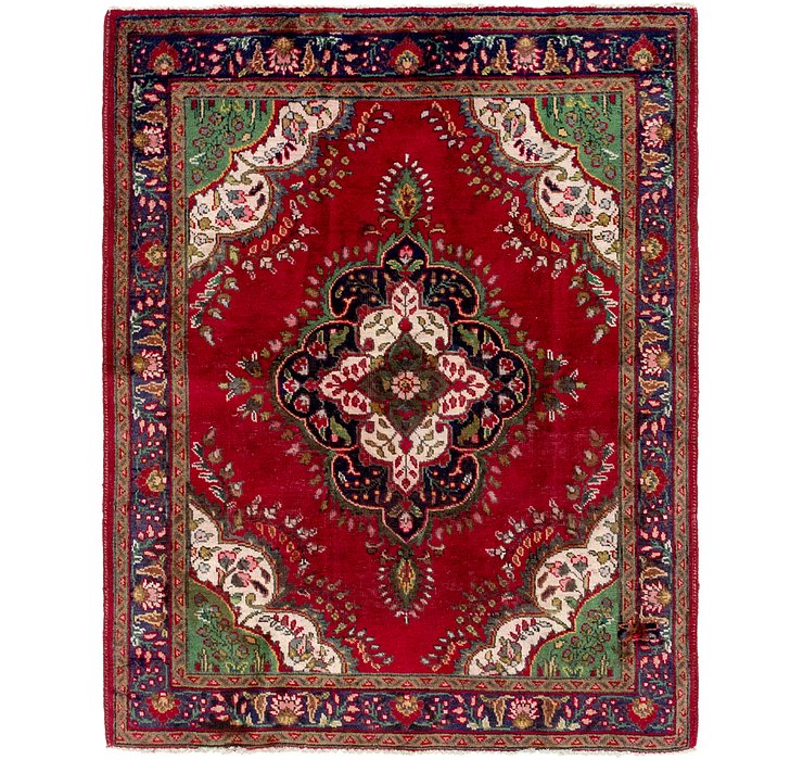 4' 10 x 6' 2 Tabriz Persian Rug
