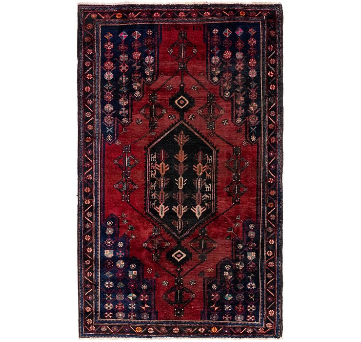 4' 7 x 7' 9 Mazlaghan Persian Rug