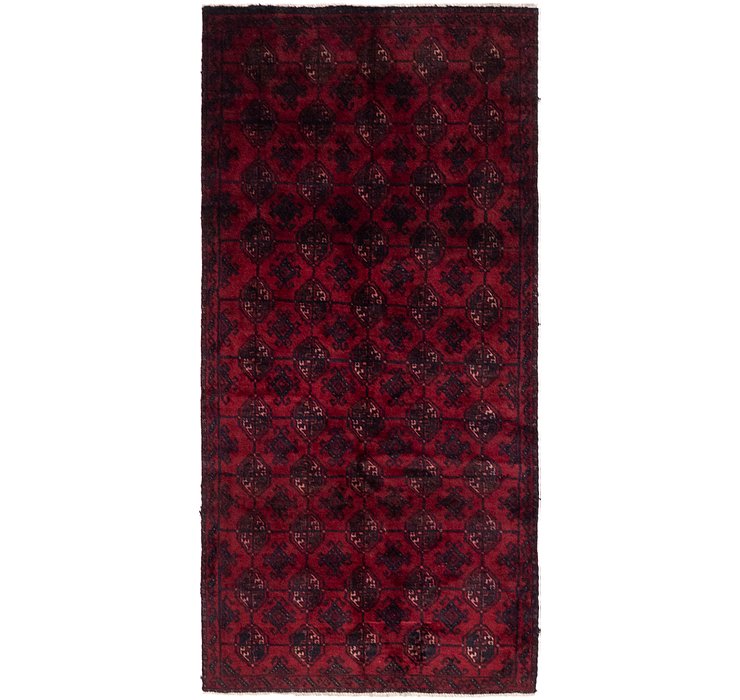 3' x 6' 7 Torkaman Persian Runner...